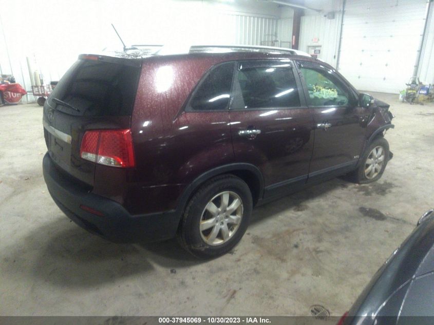 2011 Kia Sorento Lx VIN: 5XYKTCA12BG070041 Lot: 37945069