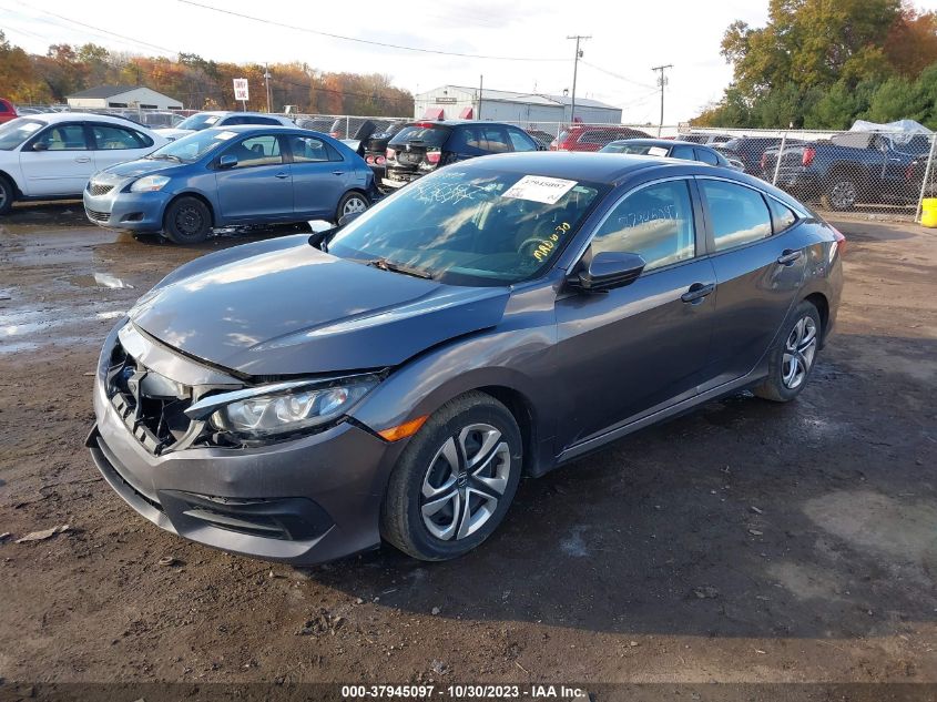 2018 Honda Civic Lx VIN: 2HGFC2F55JH581428 Lot: 37945097