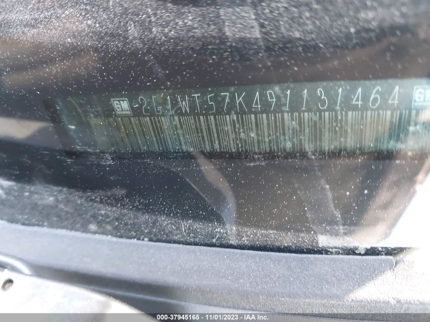 2009 Chevrolet Impala Lt VIN: 2G1WT57K491131464 Lot: 37945165