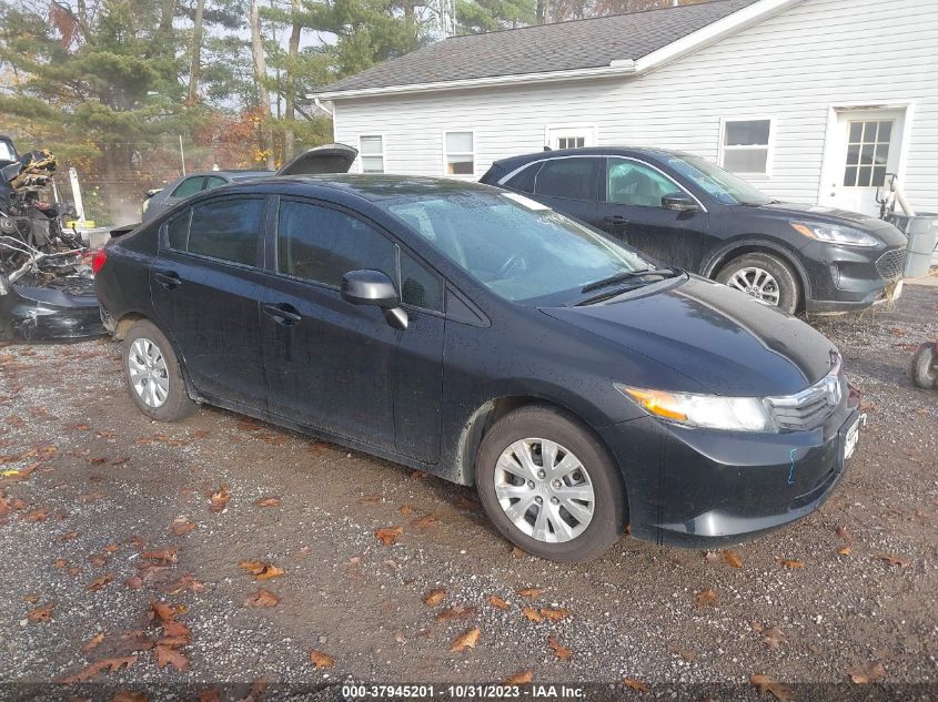 2012 Honda Civic Sdn Lx VIN: 19XFB2F56CE383294 Lot: 37945201