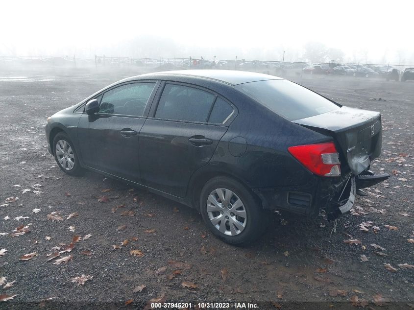 2012 Honda Civic Sdn Lx VIN: 19XFB2F56CE383294 Lot: 37945201