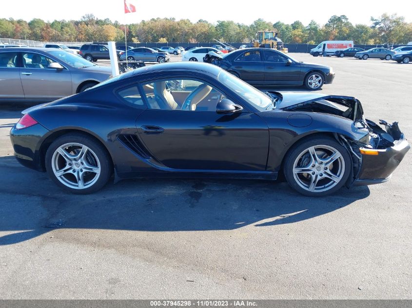 2009 Porsche Cayman VIN: WP0AA29839U761066 Lot: 37945298