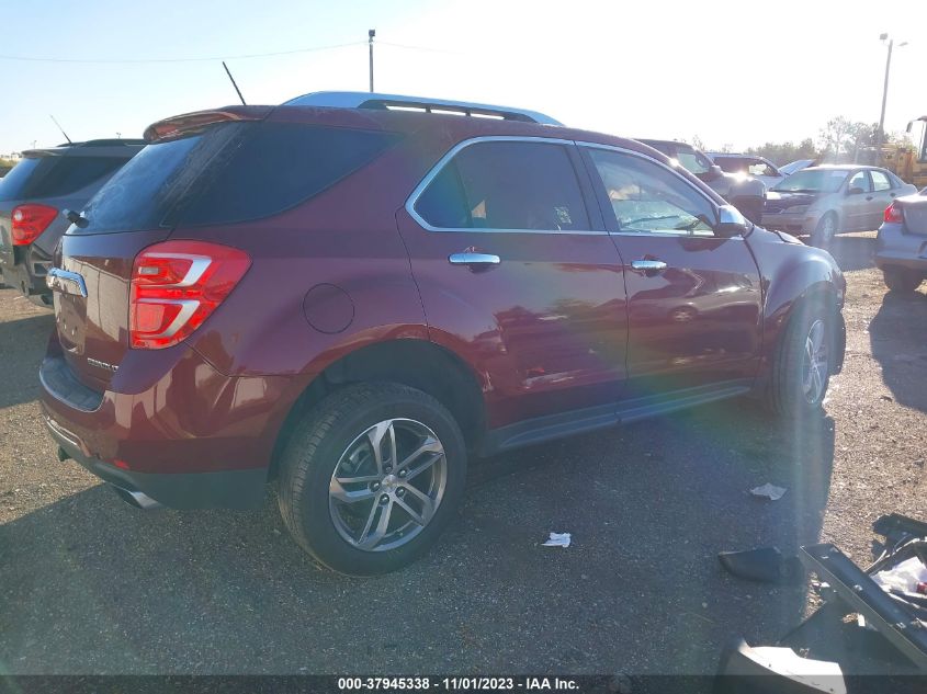 2016 Chevrolet Equinox Ltz VIN: 2GNFLGE36G6325984 Lot: 37945338