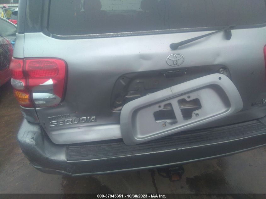 2001 Toyota Sequoia Sr5 VIN: 5TDZT34A21S030232 Lot: 37945351