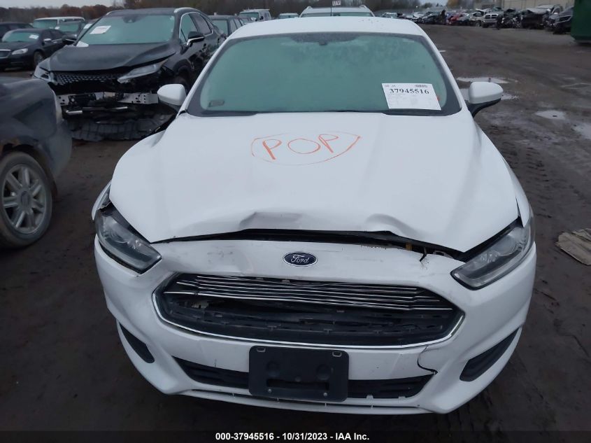 2014 Ford Fusion Hybrid S VIN: 3FA6P0UU1ER368980 Lot: 37945516