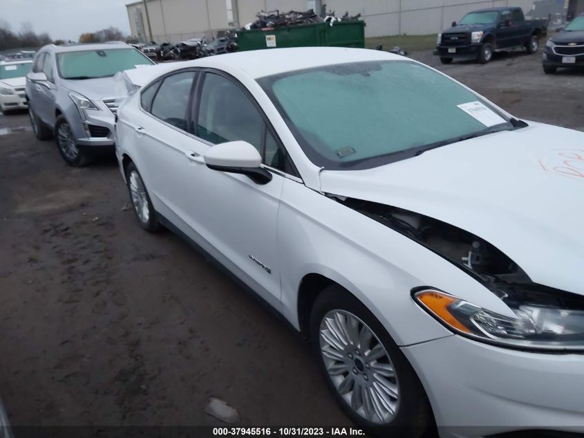 2014 Ford Fusion Hybrid S VIN: 3FA6P0UU1ER368980 Lot: 37945516