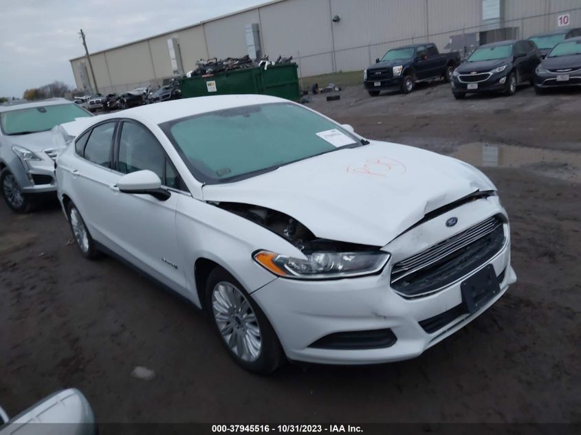 2014 Ford Fusion Hybrid S VIN: 3FA6P0UU1ER368980 Lot: 37945516