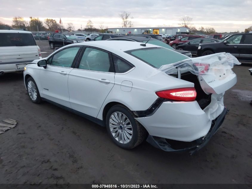 2014 Ford Fusion Hybrid S VIN: 3FA6P0UU1ER368980 Lot: 37945516