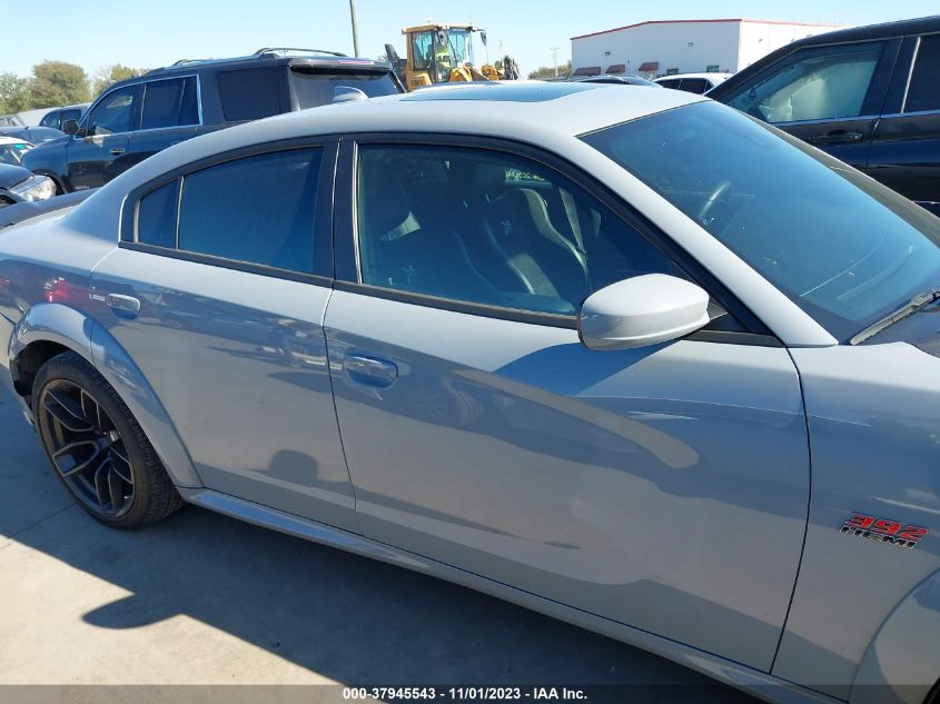 2022 Dodge Charger Scat Pack Widebody VIN: 2C3CDXGJXNH179728 Lot: 37945543