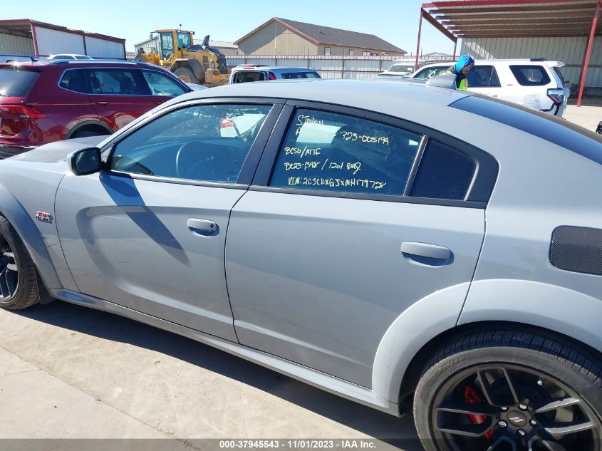 2022 Dodge Charger Scat Pack Widebody VIN: 2C3CDXGJXNH179728 Lot: 37945543