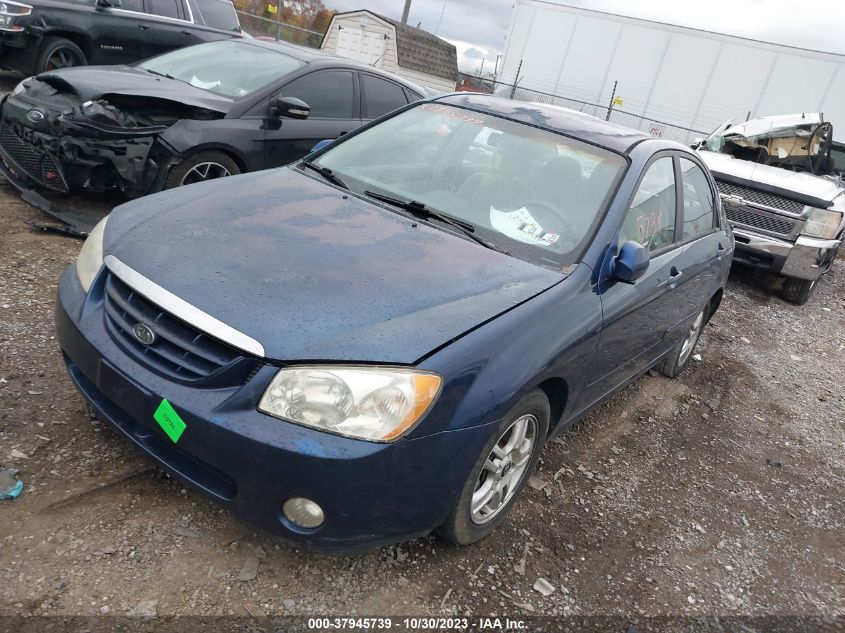 2004 Kia Spectra Ex/Lx VIN: KNAFE121845011177 Lot: 37945739