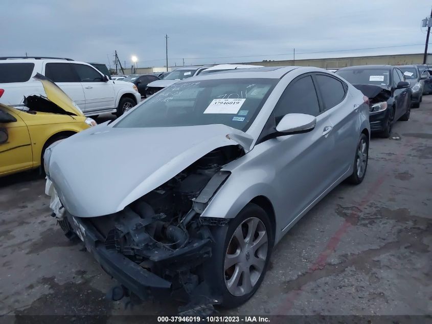 2012 Hyundai Elantra Limited VIN: KMHDH4AEXCU187011 Lot: 37946019