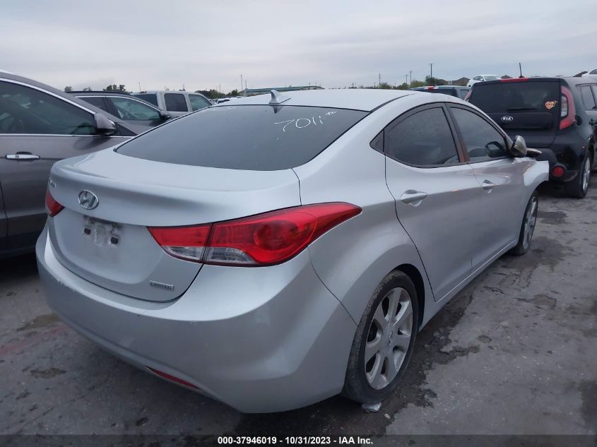 2012 Hyundai Elantra Limited VIN: KMHDH4AEXCU187011 Lot: 37946019