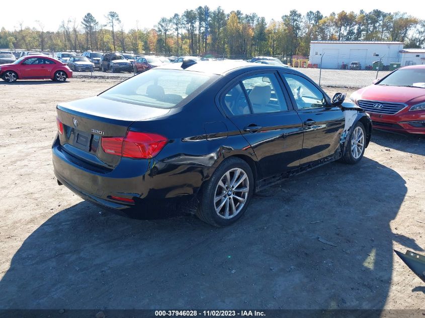 2017 BMW 320I VIN: WBA8E1G35HNT72522 Lot: 37946028