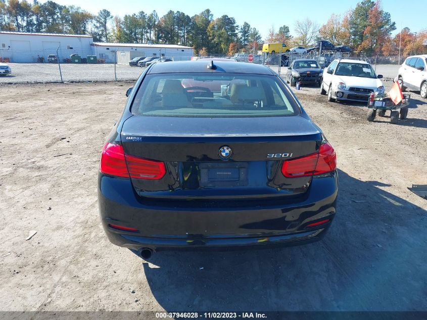 2017 BMW 320I VIN: WBA8E1G35HNT72522 Lot: 37946028