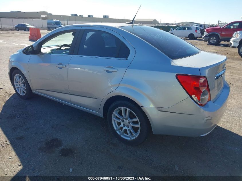 2012 Chevrolet Sonic Lt VIN: 1G1JC5SH2C4196783 Lot: 37946051