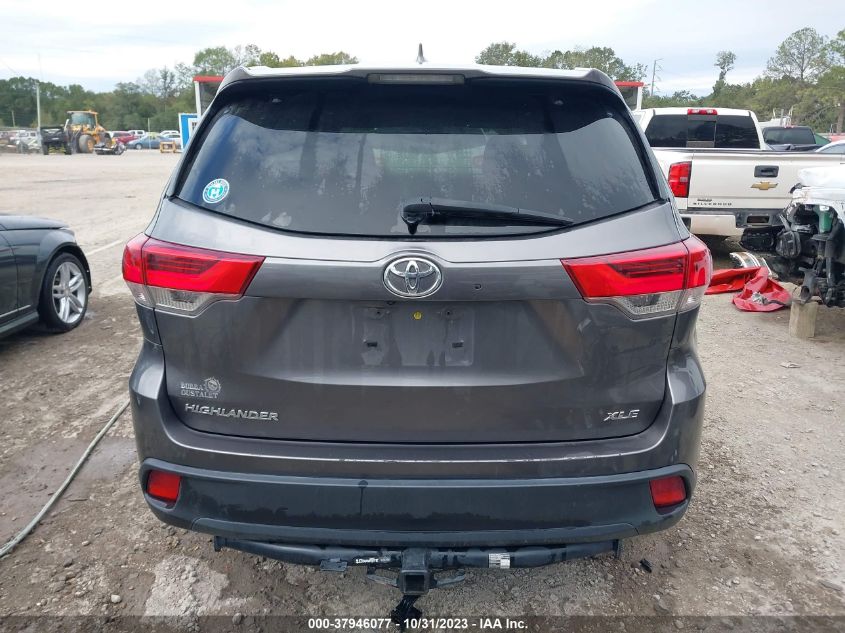 2018 Toyota Highlander Se/Xle VIN: 5TDKZRFH9JS549551 Lot: 37946077