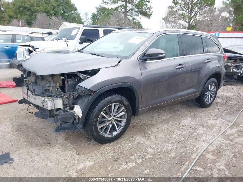 2018 Toyota Highlander Se/Xle VIN: 5TDKZRFH9JS549551 Lot: 37946077