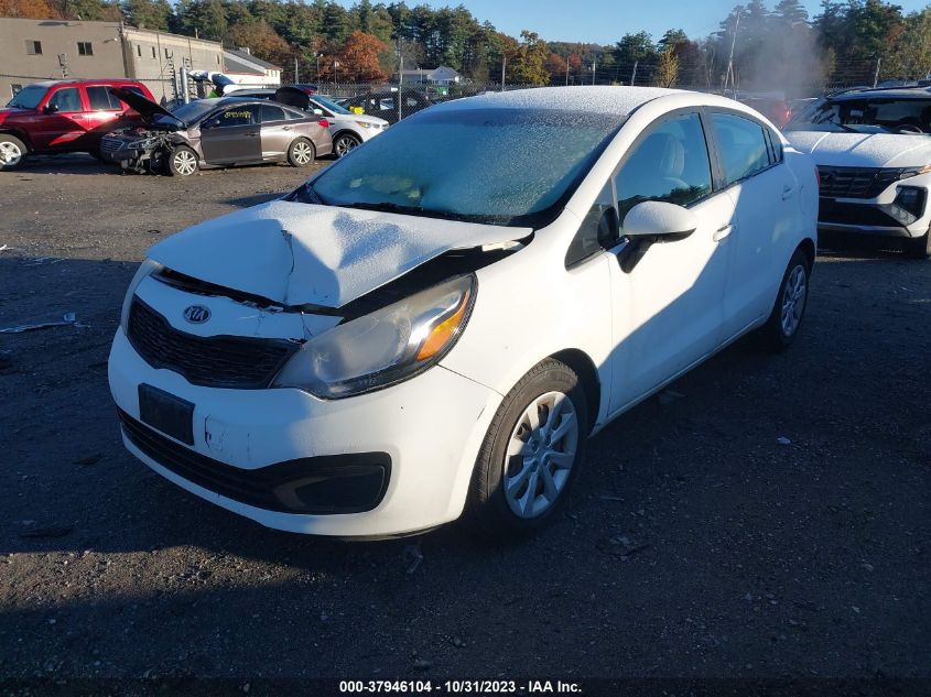 2013 Kia Rio Lx VIN: KNADM4A33D6112037 Lot: 37946104