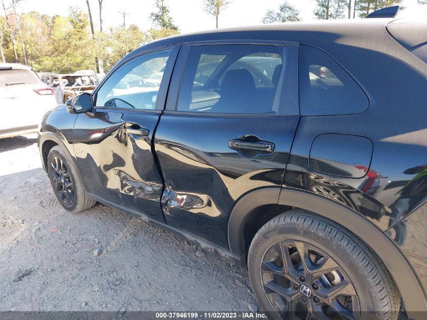 2023 Honda Hr-V 2Wd Sport VIN: 3CZRZ1H59PM731739 Lot: 37946199