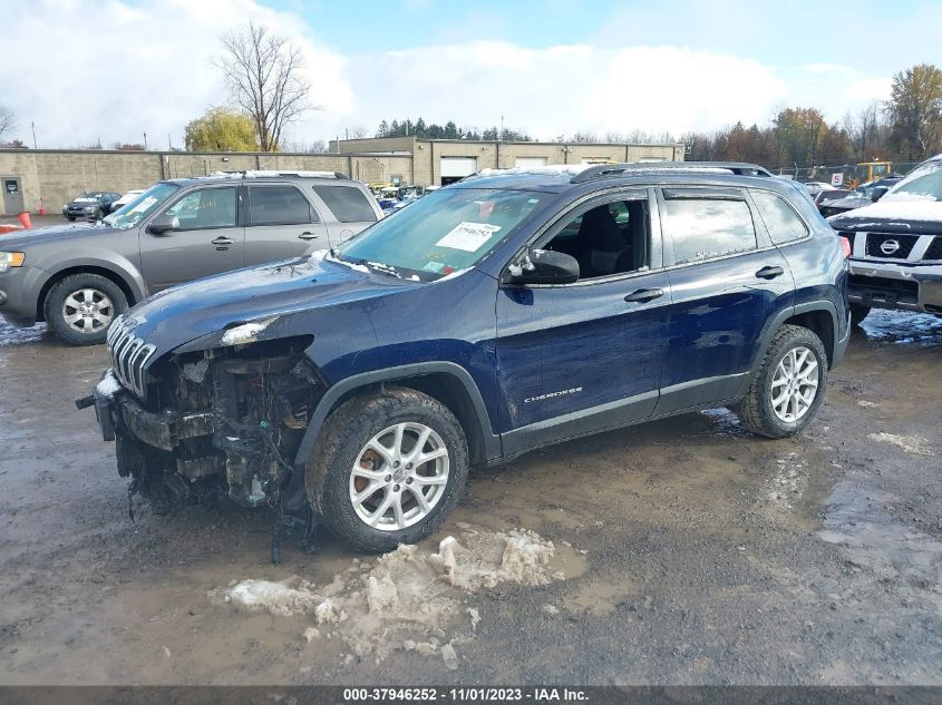 2015 Jeep Cherokee Sport VIN: 1C4PJMAB5FW756559 Lot: 37946252