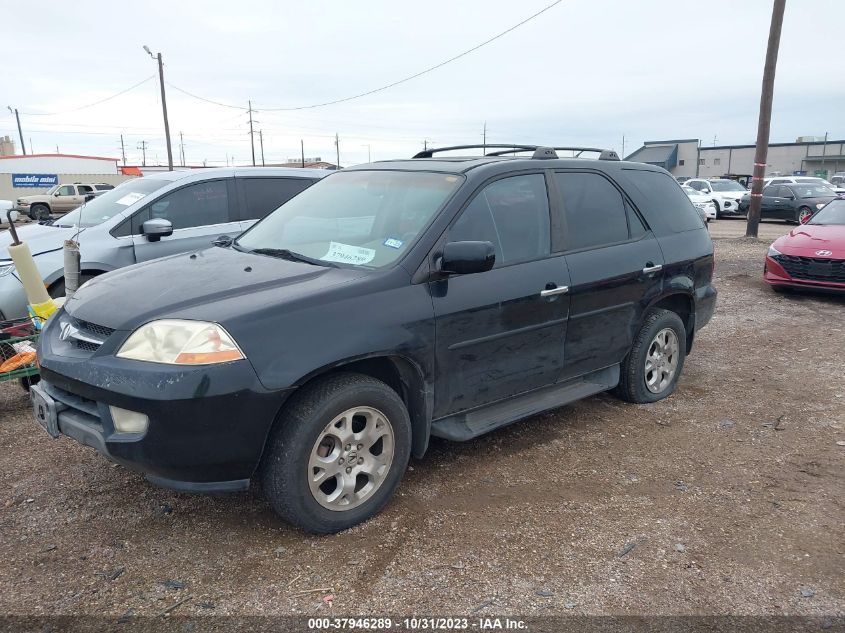 2002 Acura Mdx Touring Pkg VIN: 2HNYD188X2H539015 Lot: 37946289