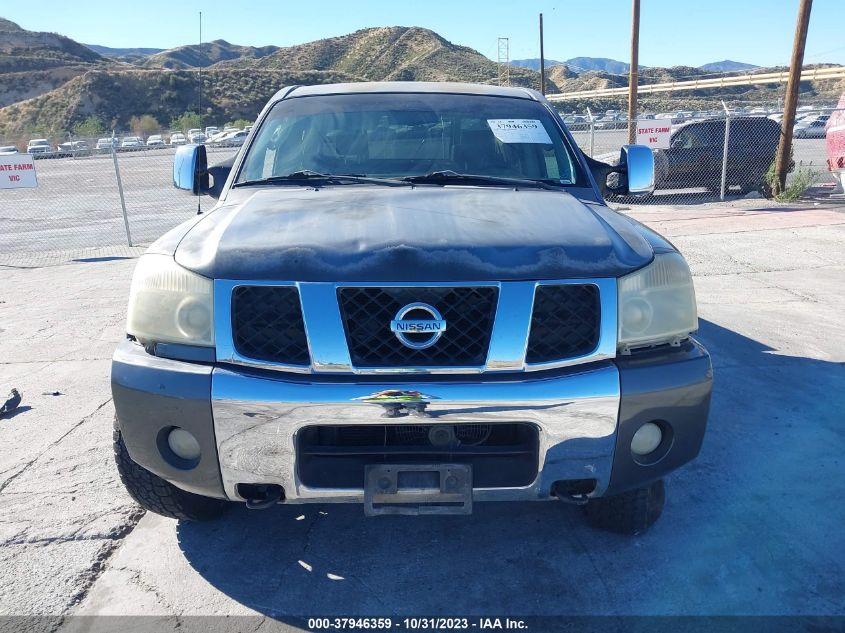 2006 Nissan Titan Le VIN: 1N6AA07B26N568770 Lot: 37946359