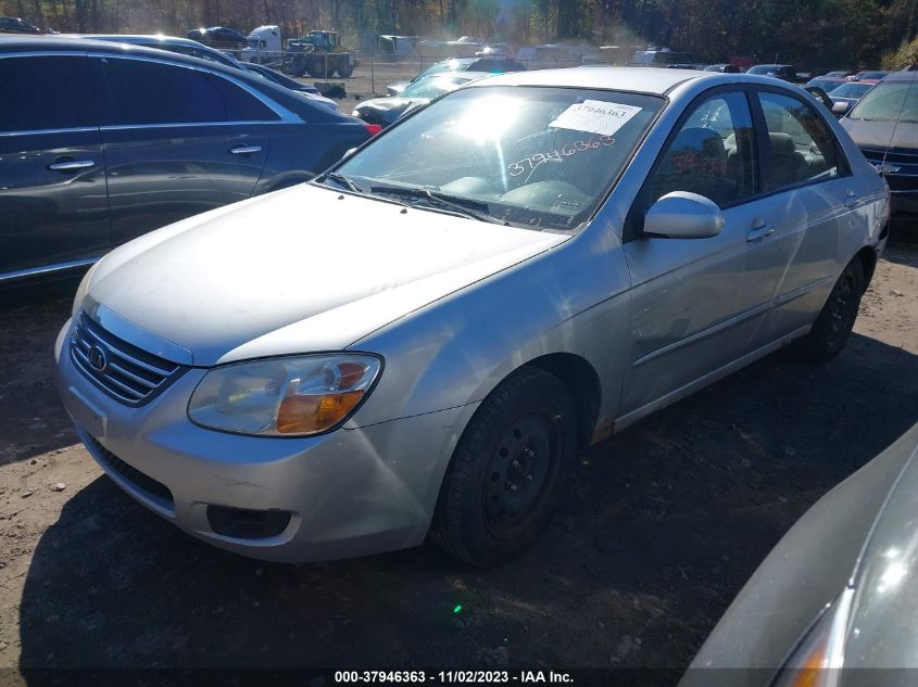 2008 Kia Spectra Ex VIN: KNAFE121485521645 Lot: 37946363