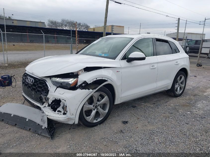 2023 Audi Q5 S Line Prestige VIN: WA1FAAFY5P2162869 Lot: 37946367