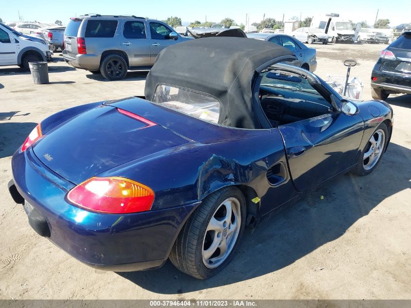 2000 Porsche Boxster VIN: WP0CA2987YU623733 Lot: 37946404