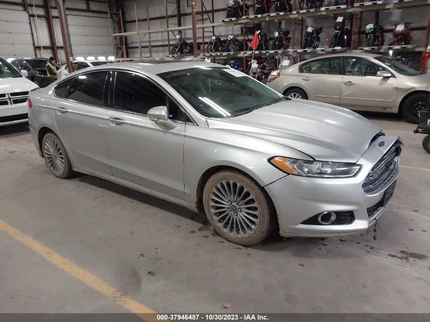 2013 Ford Fusion Titanium VIN: 3FA6P0D98DR183206 Lot: 37946487