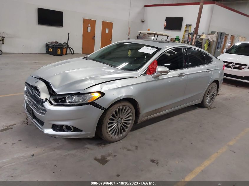 2013 Ford Fusion Titanium VIN: 3FA6P0D98DR183206 Lot: 37946487