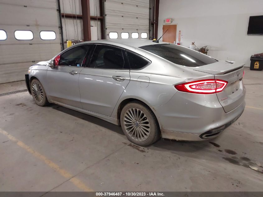 2013 Ford Fusion Titanium VIN: 3FA6P0D98DR183206 Lot: 37946487