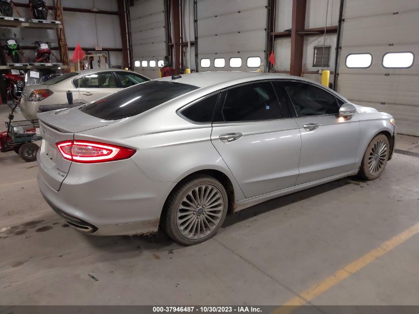 2013 Ford Fusion Titanium VIN: 3FA6P0D98DR183206 Lot: 37946487