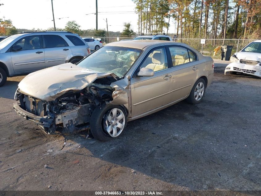 2007 Kia Optima Lx VIN: KNAGE123675141954 Lot: 37946653