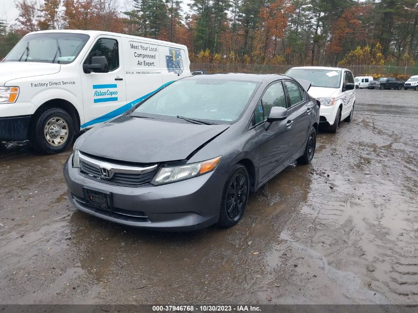 2012 Honda Civic Sdn Lx VIN: 2HGFB2F56CH523642 Lot: 37946768