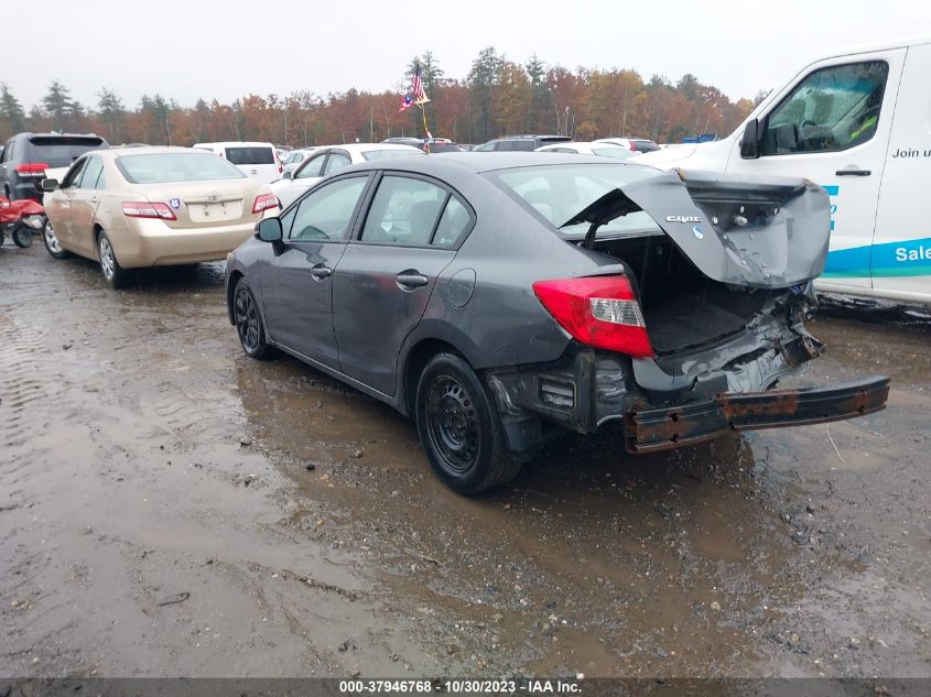 2012 Honda Civic Sdn Lx VIN: 2HGFB2F56CH523642 Lot: 37946768