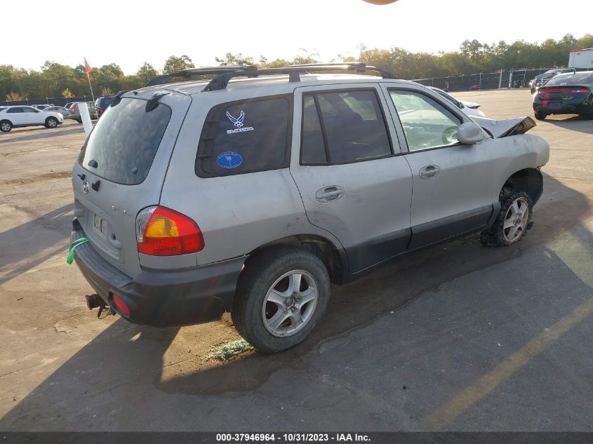 2003 Hyundai Santa Fe Base (A4)/Base (M5) VIN: KM8SB12BX3U388211 Lot: 37946964