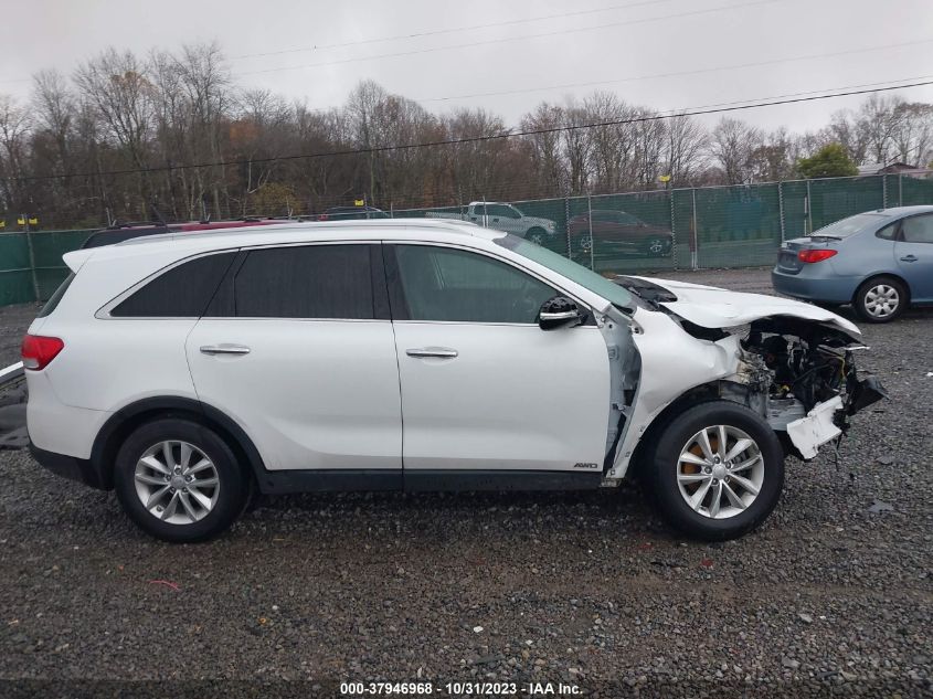 2017 Kia Sorento 2.4L Lx VIN: 5XYPGDA38HG277849 Lot: 37946968