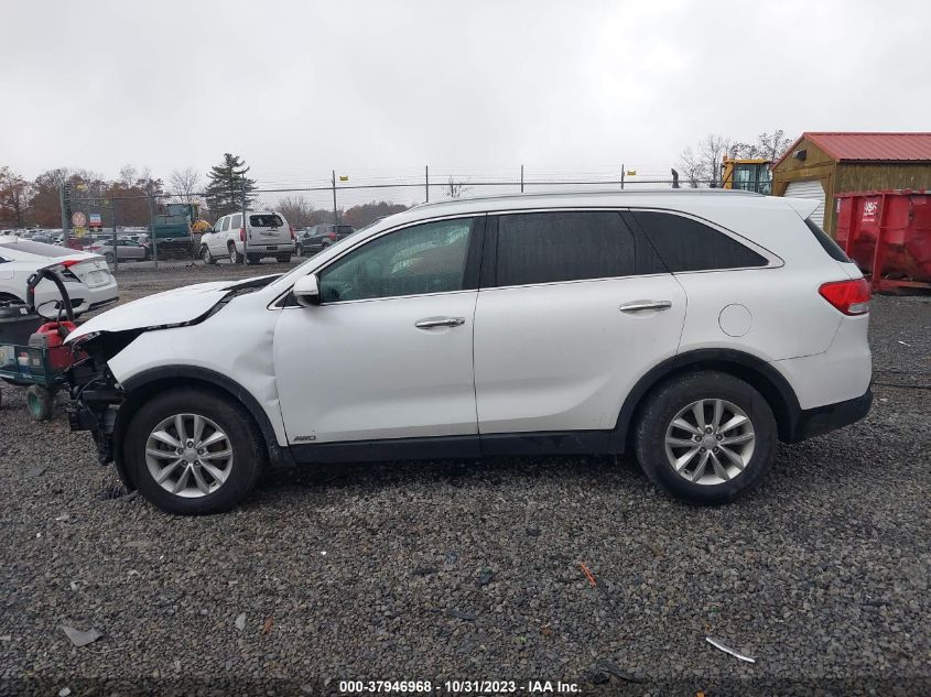 2017 Kia Sorento 2.4L Lx VIN: 5XYPGDA38HG277849 Lot: 37946968