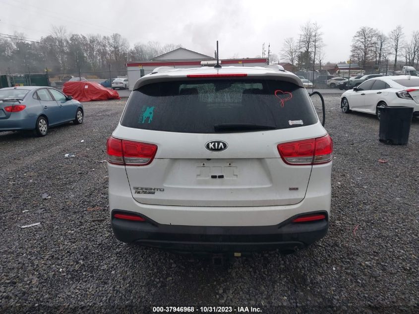 2017 Kia Sorento 2.4L Lx VIN: 5XYPGDA38HG277849 Lot: 37946968