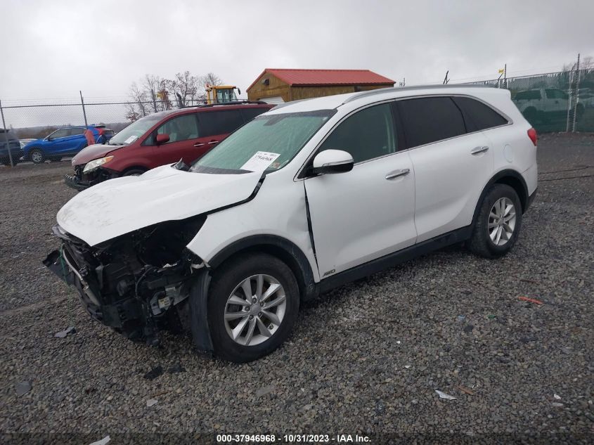 2017 Kia Sorento 2.4L Lx VIN: 5XYPGDA38HG277849 Lot: 37946968