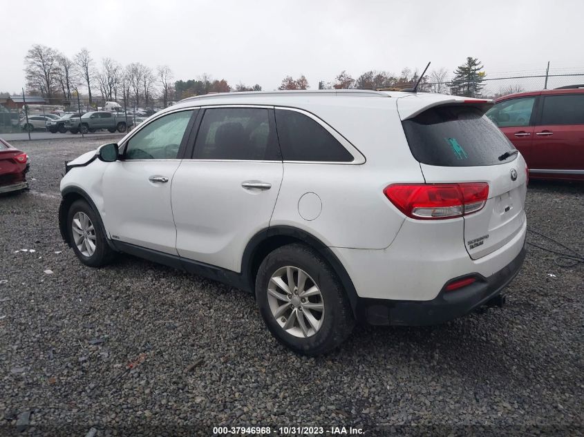 2017 Kia Sorento 2.4L Lx VIN: 5XYPGDA38HG277849 Lot: 37946968