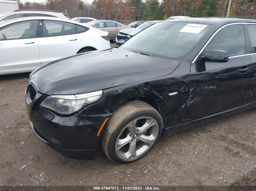 2008 BMW 528Xi VIN: WBANV135X8CZ59692 Lot: 37947072