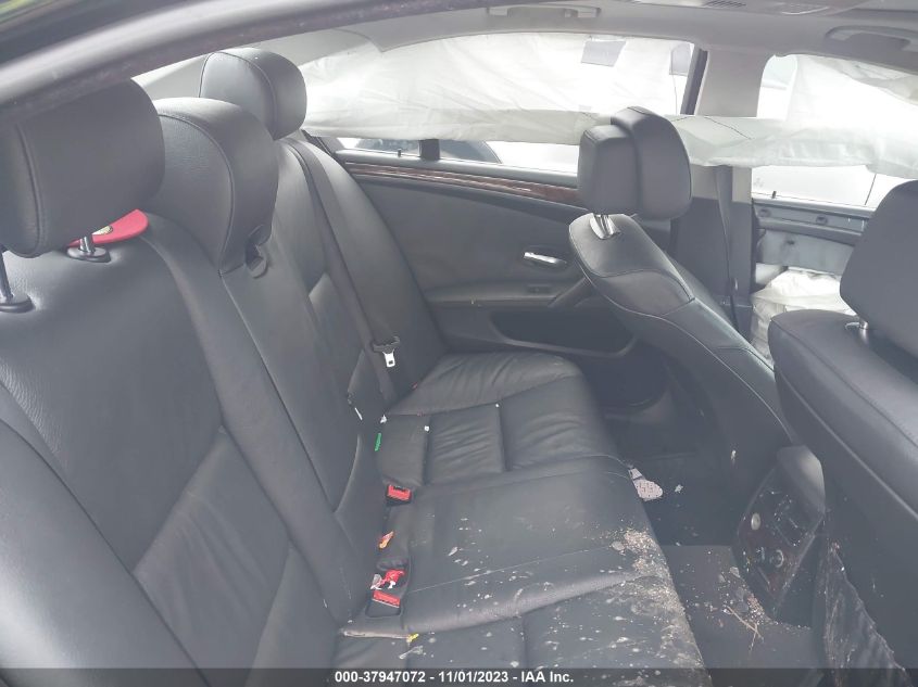 2008 BMW 528Xi VIN: WBANV135X8CZ59692 Lot: 37947072