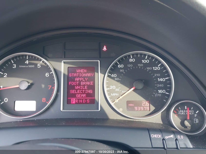 2007 Audi A4 2.0T VIN: WAUDF78E27A206074 Lot: 37947097