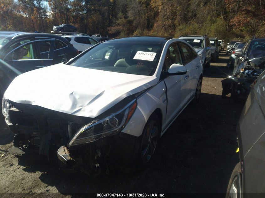 2016 Hyundai Sonata Hybrid Limited VIN: KMHE34L19GA030672 Lot: 37947143