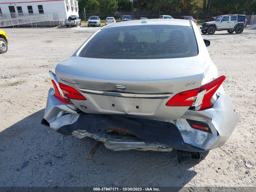 2017 Nissan Sentra Sv VIN: 3N1AB7AP0HL694600 Lot: 37947171