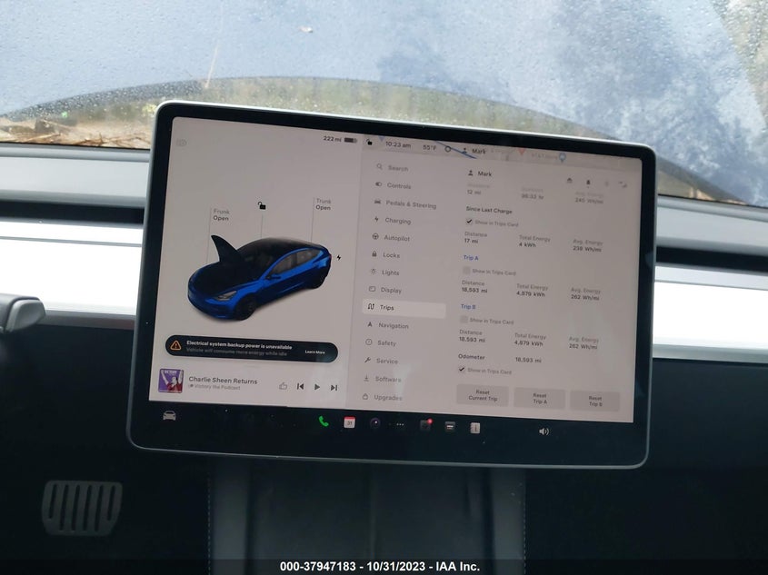 2023 Tesla Model 3 Performance Dual Motor VIN: KNDCB3LC0L5398042 Lot: 37947183