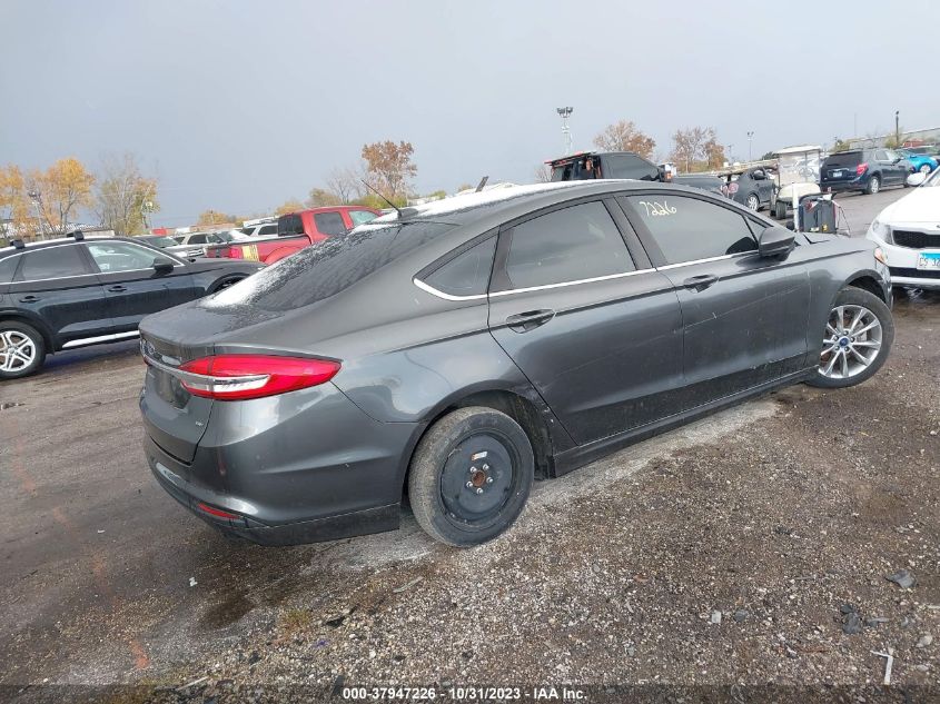 2017 Ford Fusion Se VIN: 3FA6P0H77HR299107 Lot: 37947226